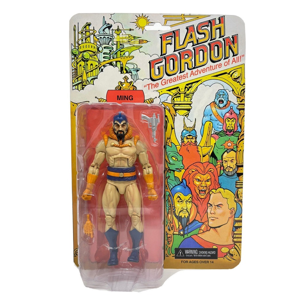 NECA Flash Gordon MING the Merciless Carded 8" Action Figure